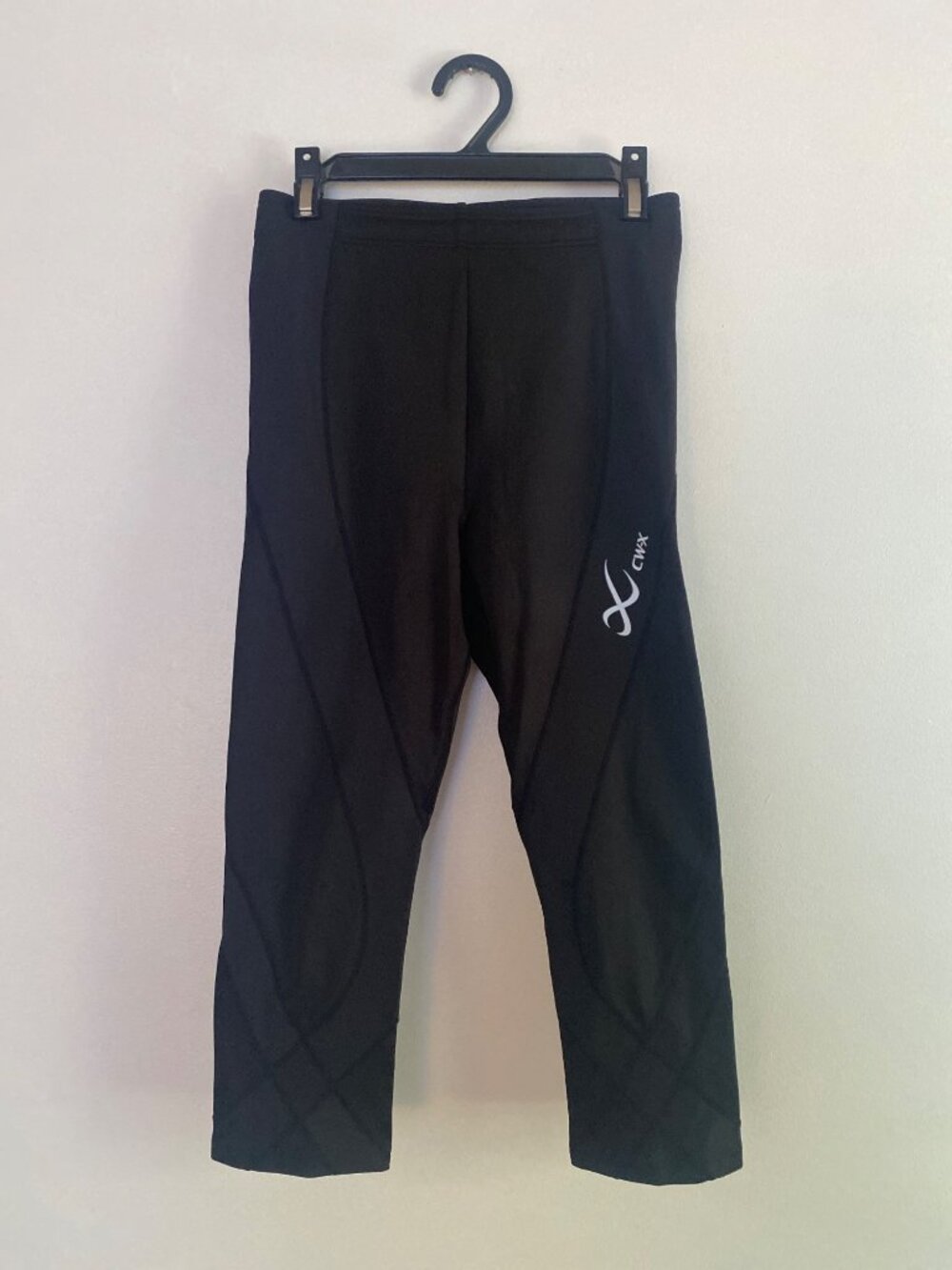 CW-X Women's Compression Capri Leggings Black Size S Coolmax